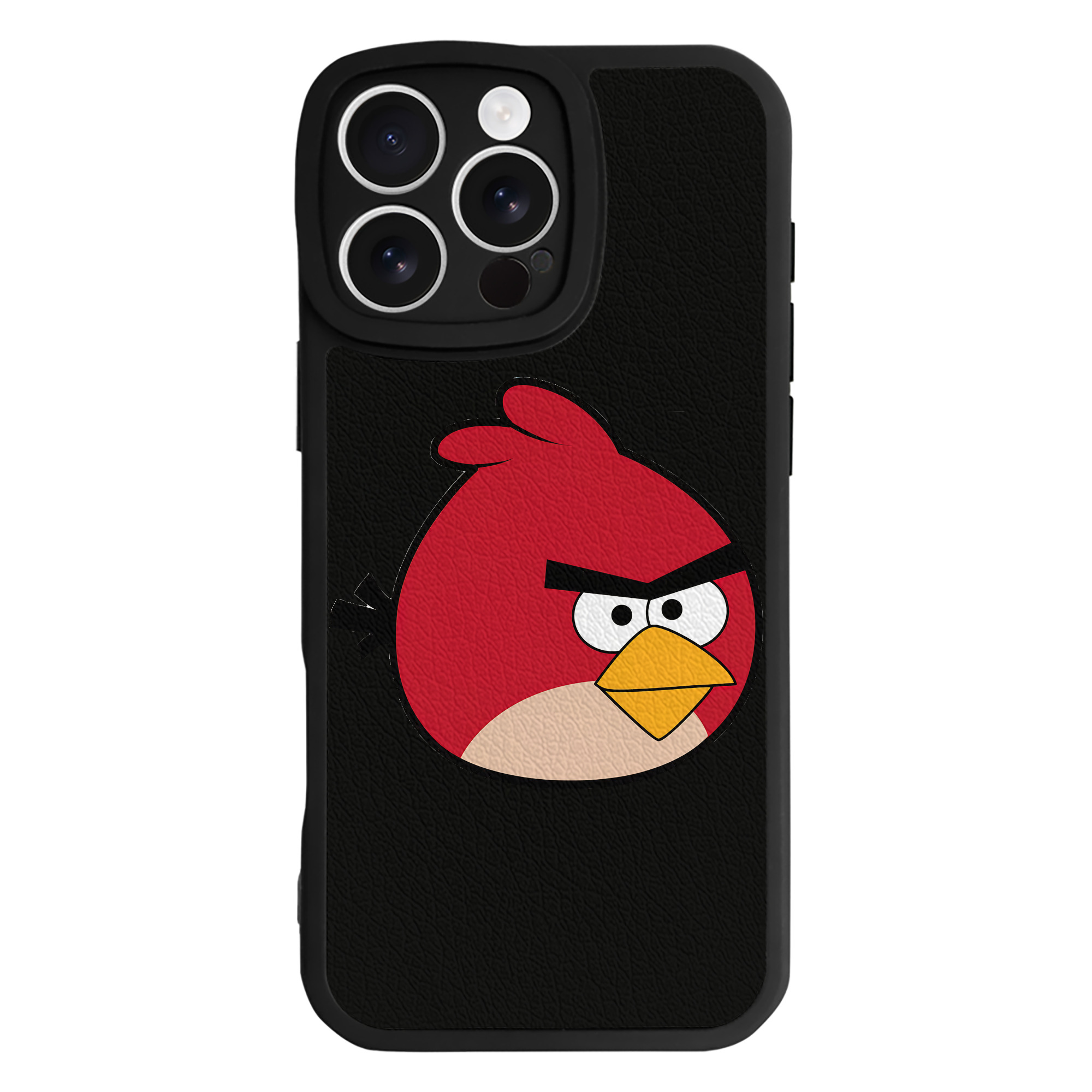 （画像用） Angry Birds アングリーバード 【iPhone 16シリーズ対応】シリコンスマホケース（レザー調） 材質：シリコン